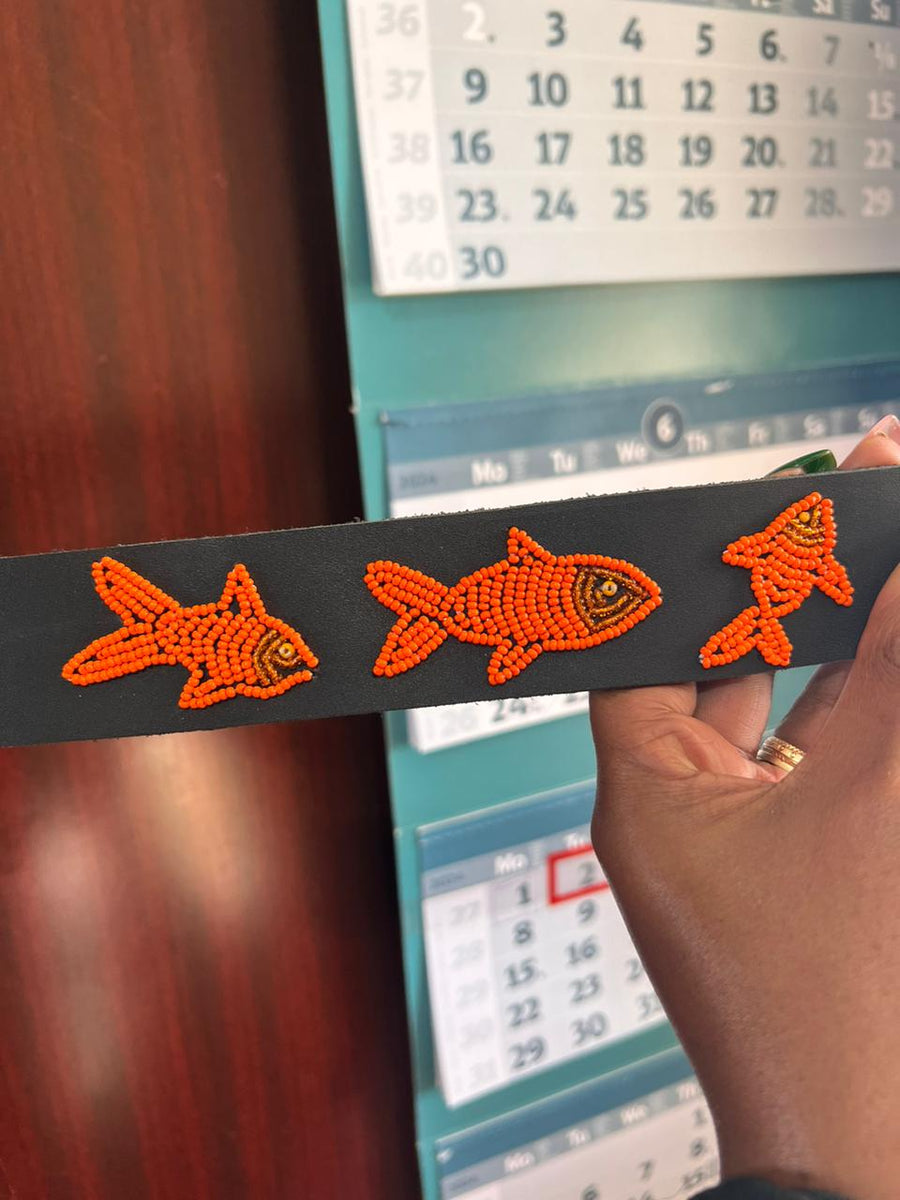 TKC Goldfish Belt Wide Width - Silver Buckle – The Kenyan  display picture 3