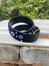 Load image into Gallery viewer, TKC Evil Eye Scattered Belt - Wide Width - Brass Buckle