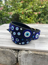 Load image into Gallery viewer, TKC Evil Eye Scattered Belt - Wide Width - Brass Buckle