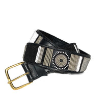 Load image into Gallery viewer, TKC Shades of Grey Belt Wide Width - Silver Buckle