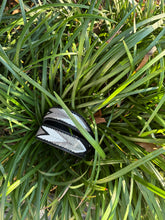 Load image into Gallery viewer, TKC Shades of Grey CHEVRON Belt in Wide Width - Silver Buckle