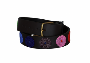 TKC Rainbow Disc Belt 1 1/2 Wide - Brass Buckle