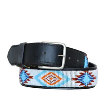 Load image into Gallery viewer, TKC Beth Beaded Belt Wide Width The Aztec Collection - Brass Buckle