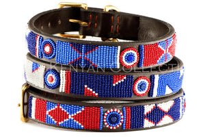 Red White and Blue Belt in Wide Width