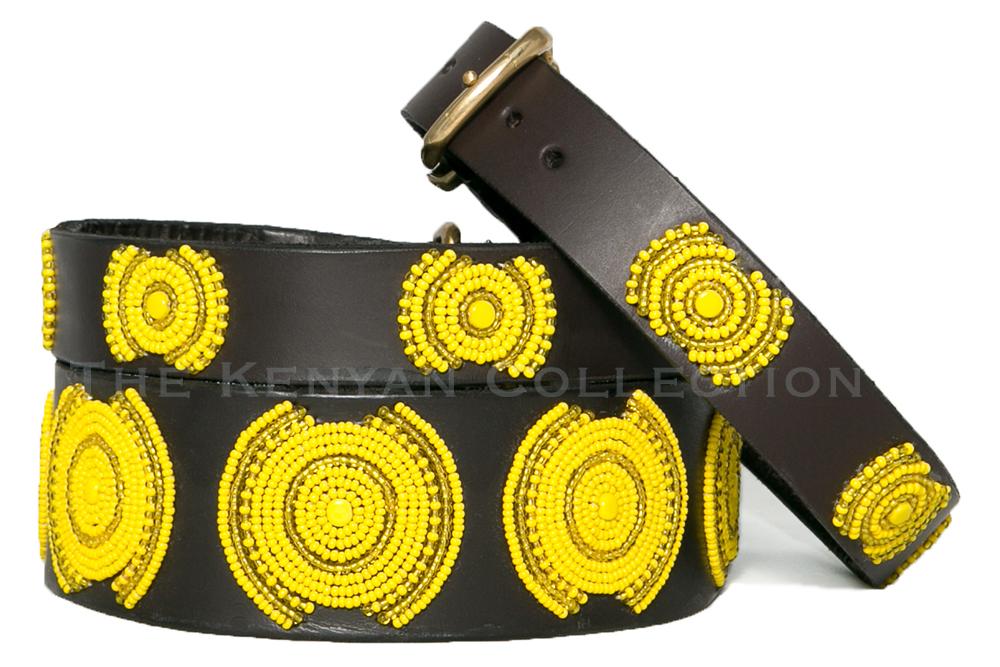 TKC Sunshine Belt in Wide Width - Brass Buckle – The Kenyan 