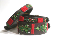 Load image into Gallery viewer, &quot;TKC Exclusive Holiday Christmas Tree&quot; Beaded Dog Collar