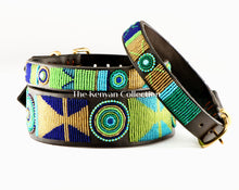 Load image into Gallery viewer, *&quot;Peacock&quot; Beaded Dog Collar