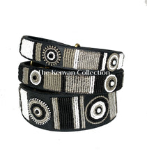 Load image into Gallery viewer, *&quot;Shades of Grey&quot; Beaded Dog Collar