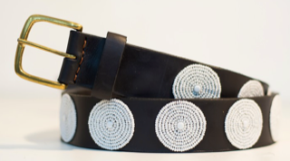 White Disc Belt 1 1/2 Wide